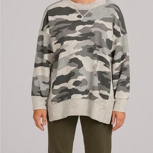 Aerie Gray Camo Pullover